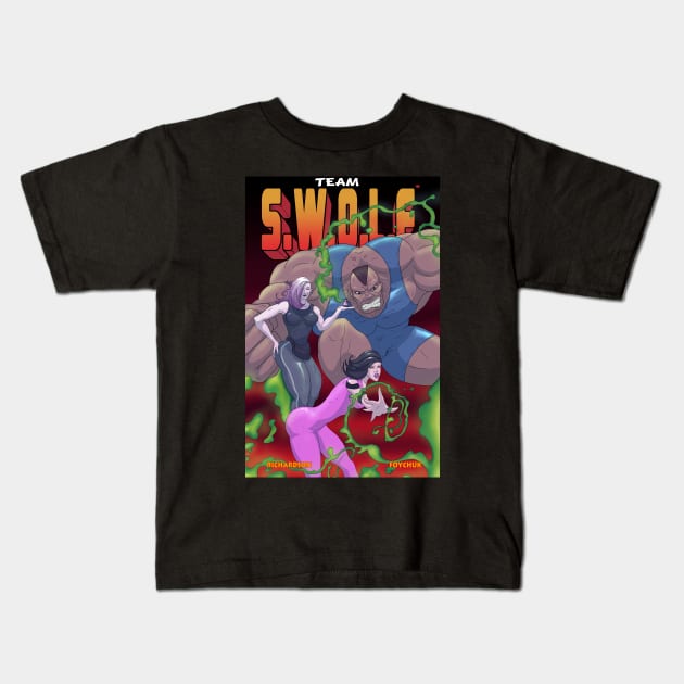 TEAM S.W.O.L.E. "SPLASH COVER" CONCEPT Kids T-Shirt by D3